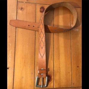 Old Navy Genuine Leather Studded M Belt